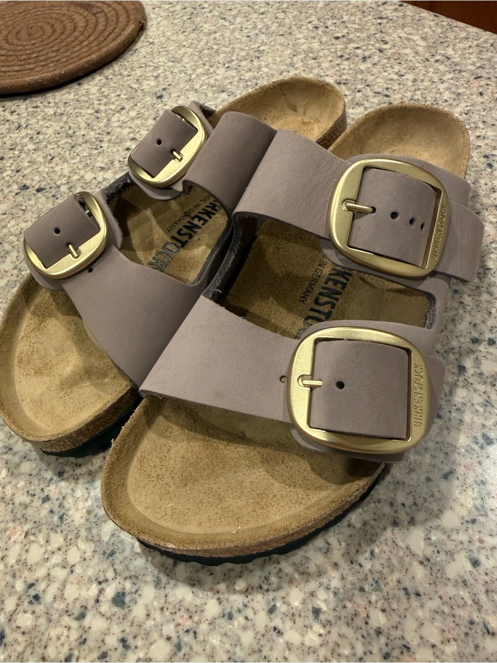 Birkenstock arizona big buckle leather Sandals